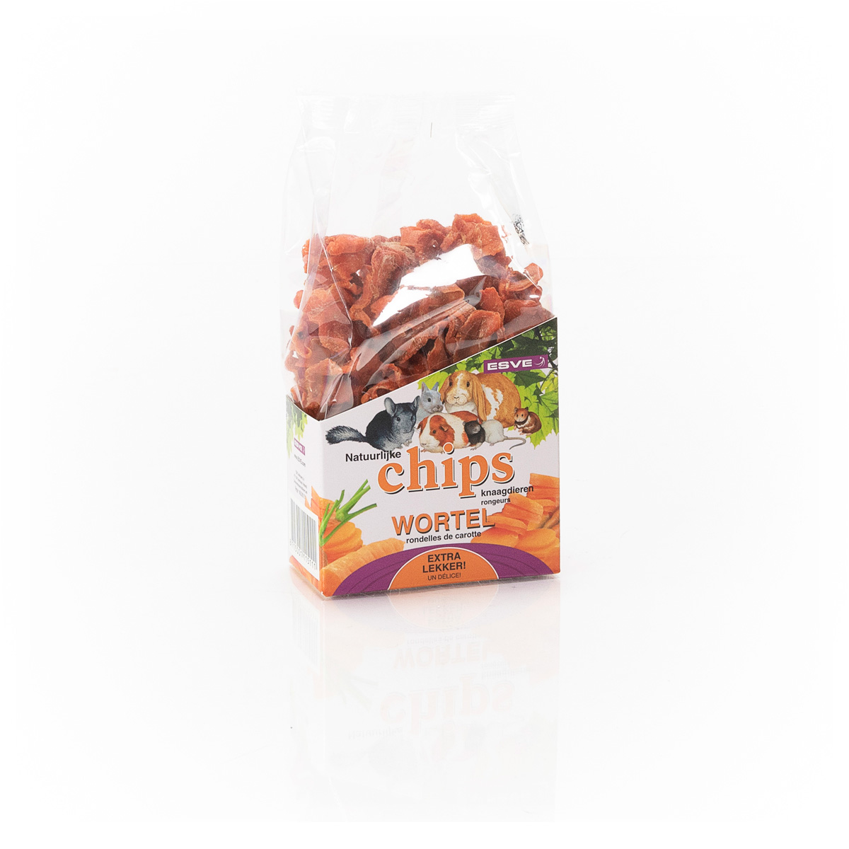 Esve Knaagdiersnack Topping Wortelschijfjes