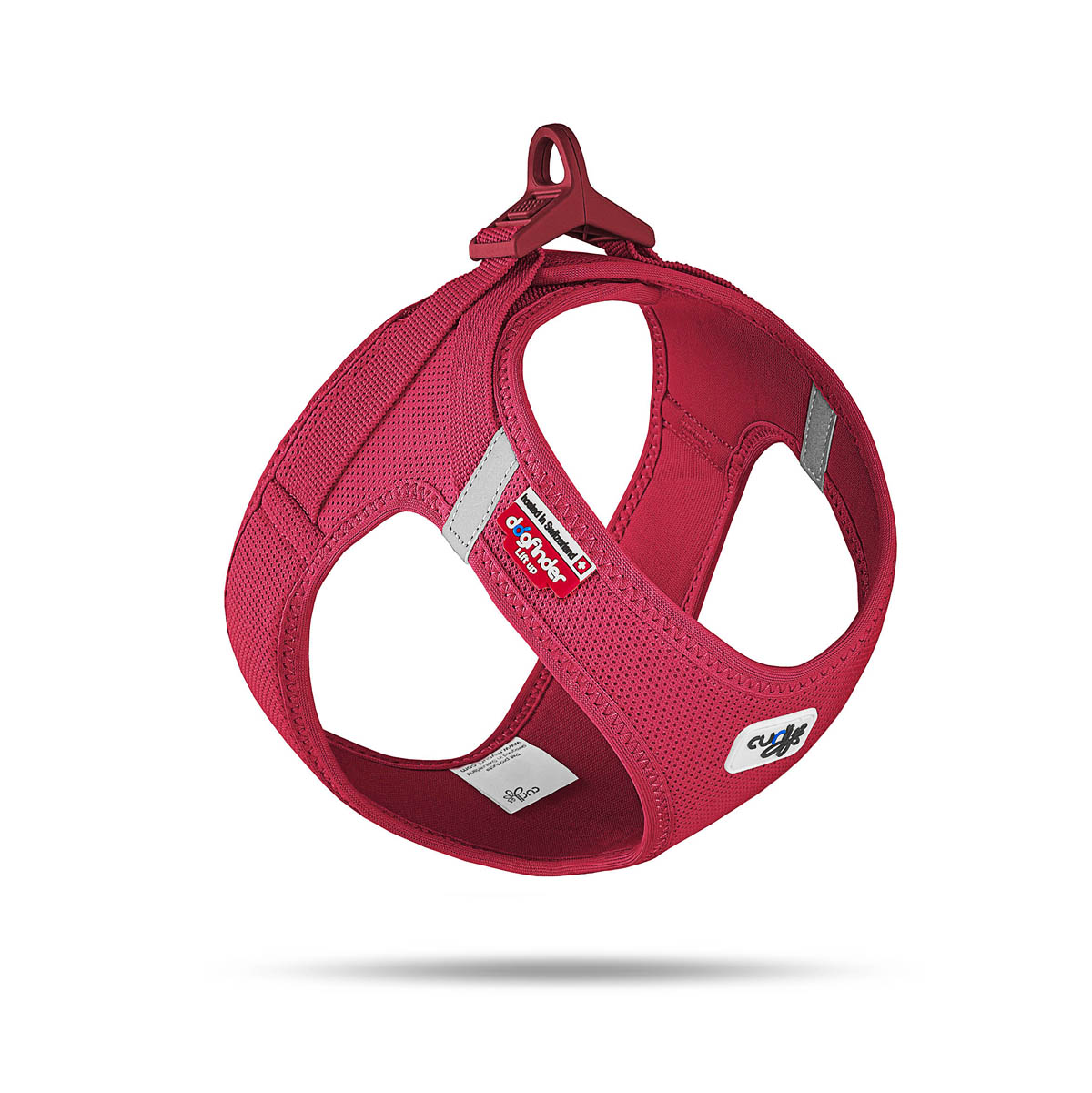 Curli Hondentuig  Clasp Air Mesh Red