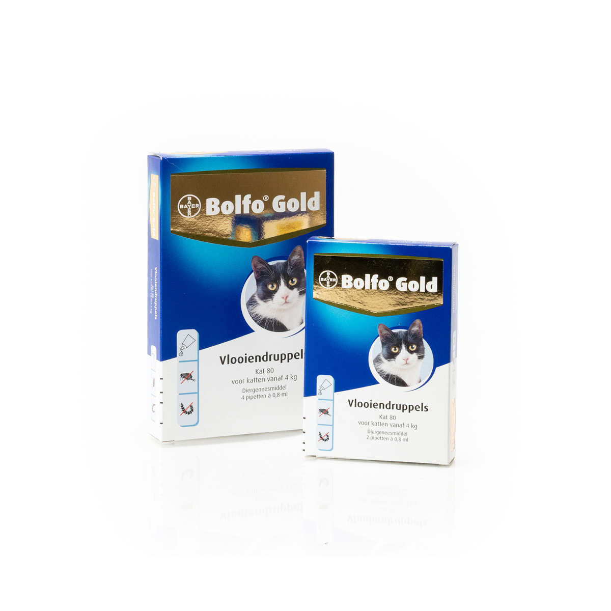 Bolfo Gold Anti Vlooienmiddel Kat 80