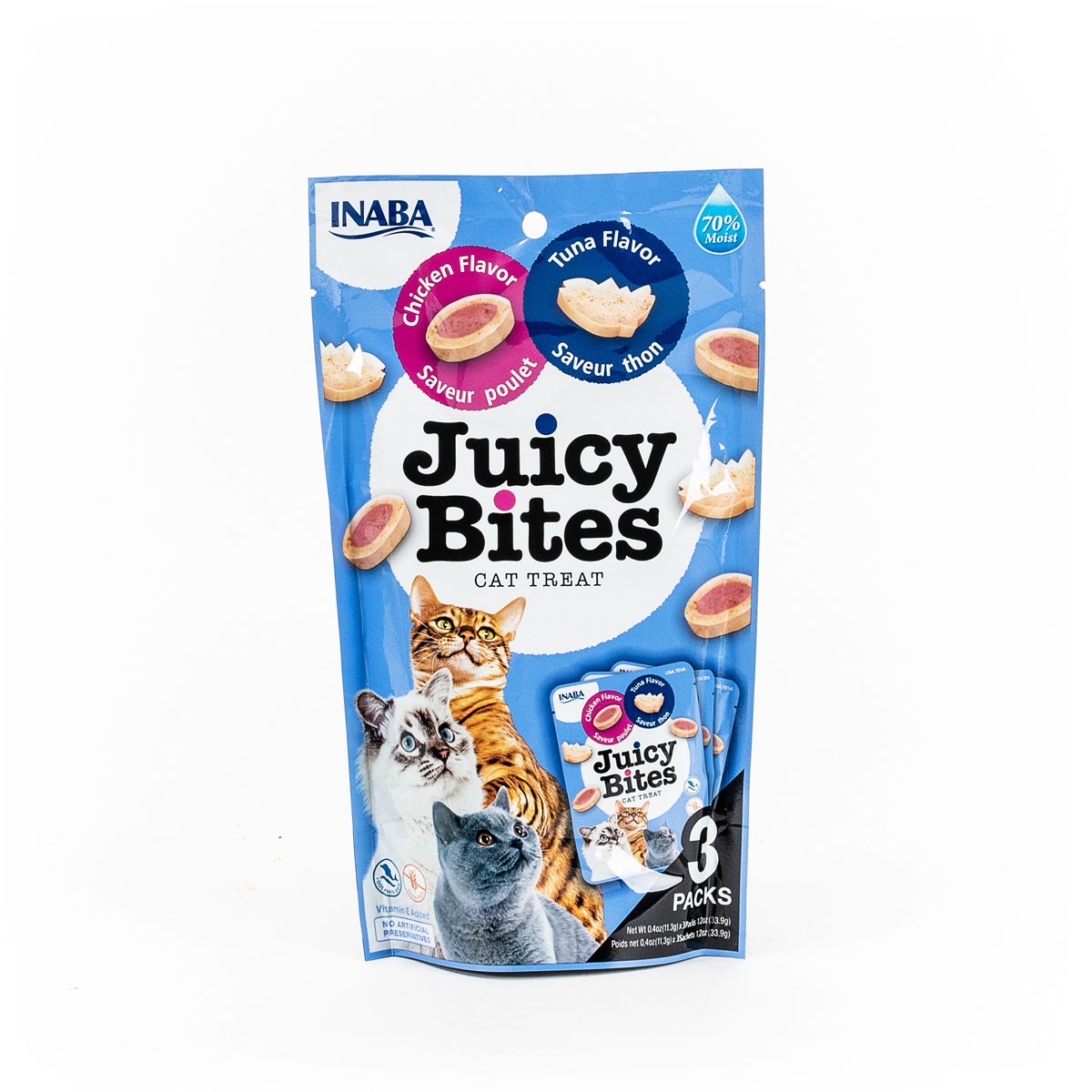 Inaba Kattensnack Juicy Bites Tuna & Chicken