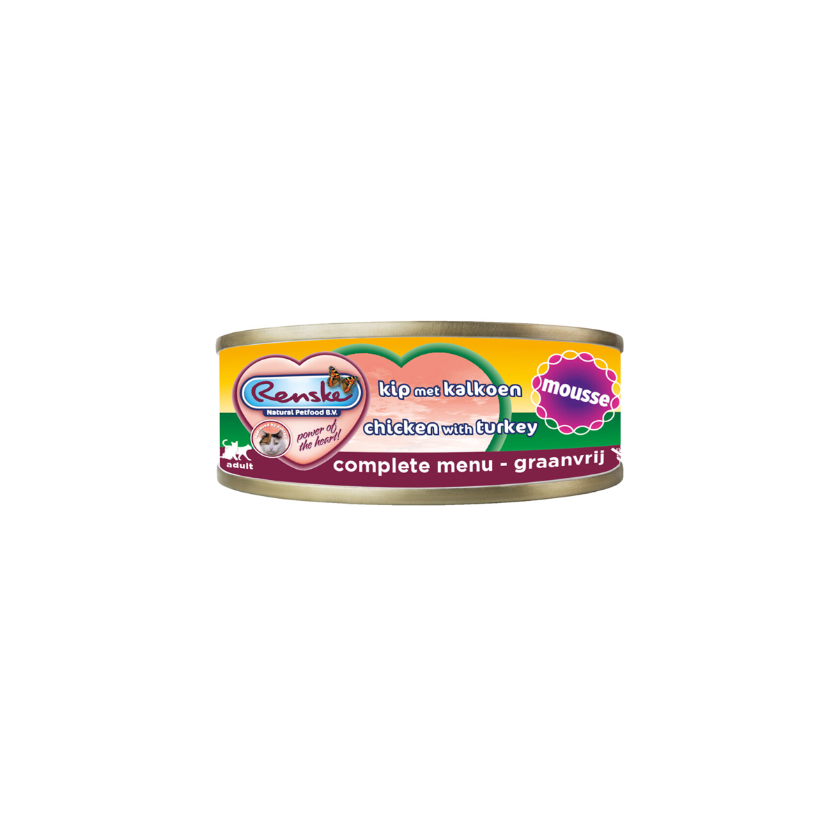 Renske Blikvoeding Kat Kip & Kalkoen Mousse