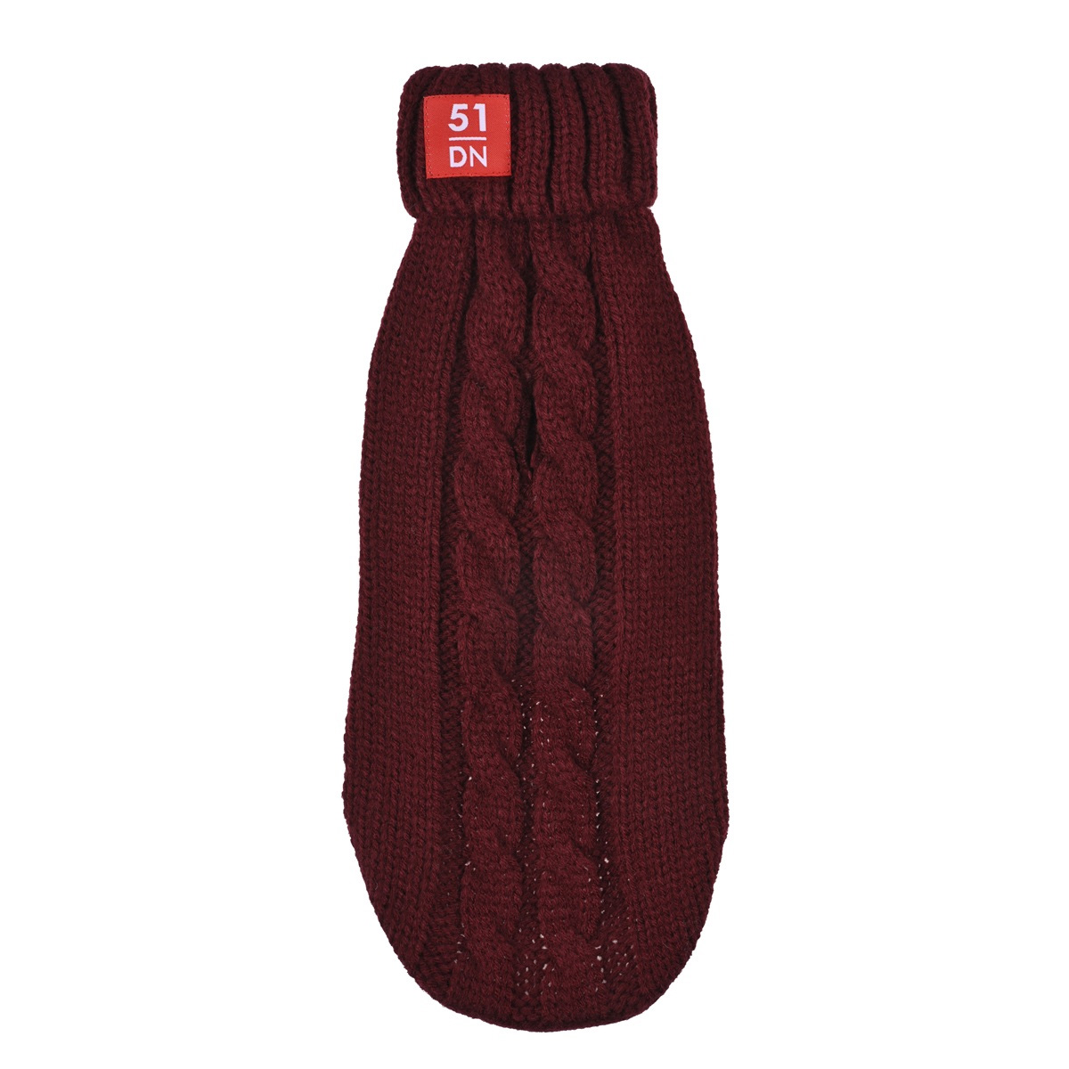 51DN Hondentrui Cosy Cable Burgundy