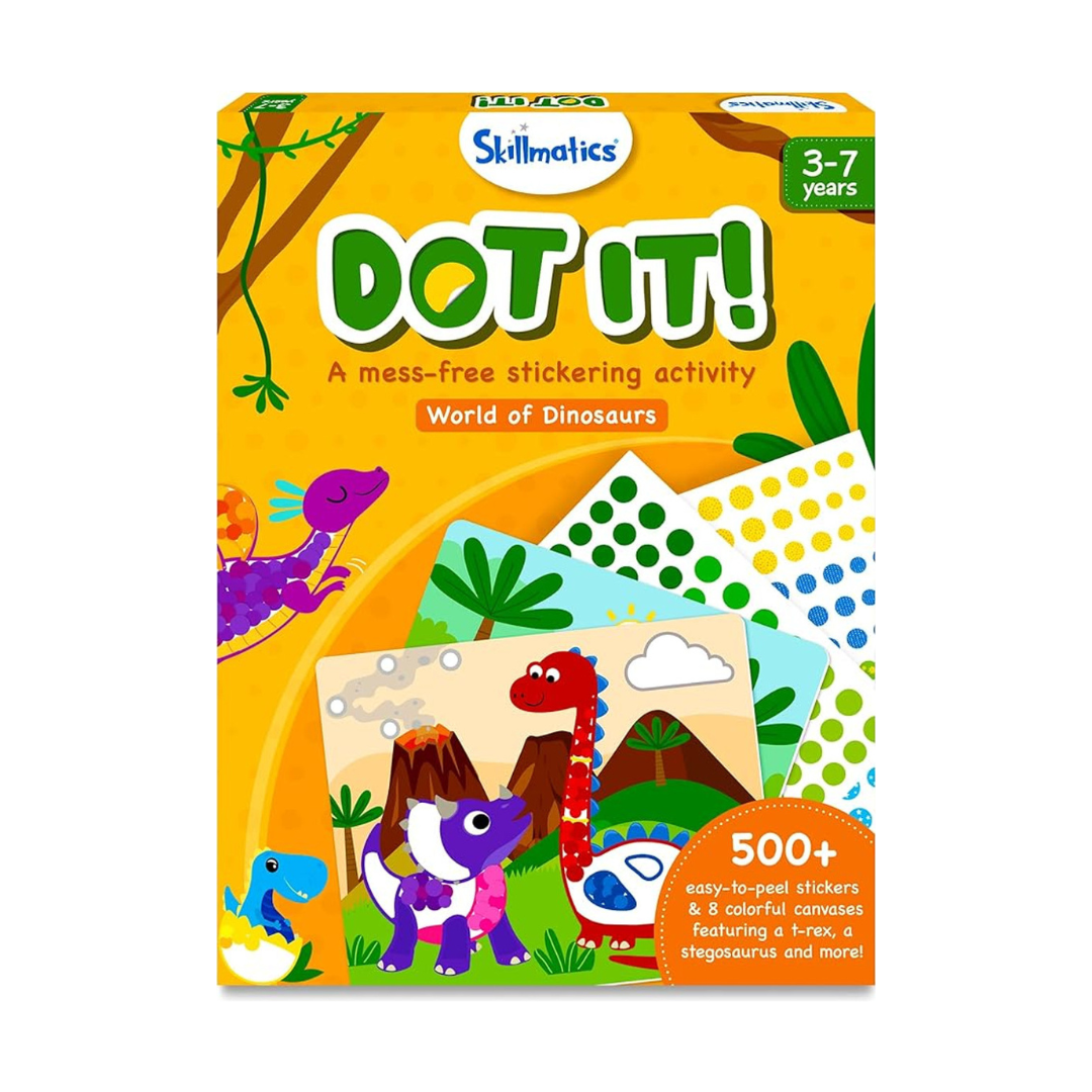 Dot it!: World of Dinosaurs | No mess sticker art (Ages 3-7)