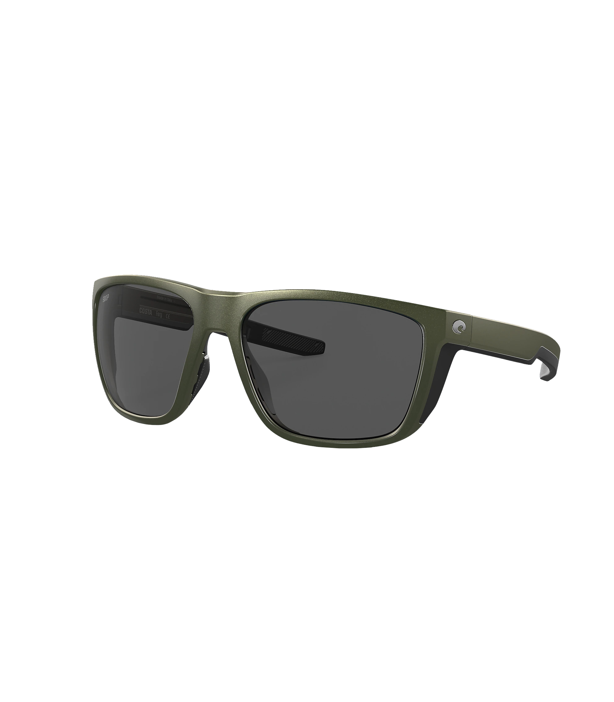 Pre-owned Costa Del Mar Ferg Polarized Sunglasses In Mossmtallic