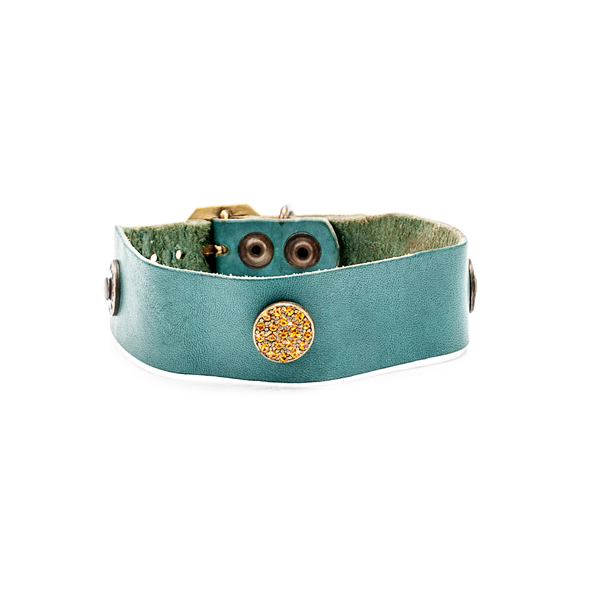 Barcelona Dogs Halsband Simple Stones Petroleum M
