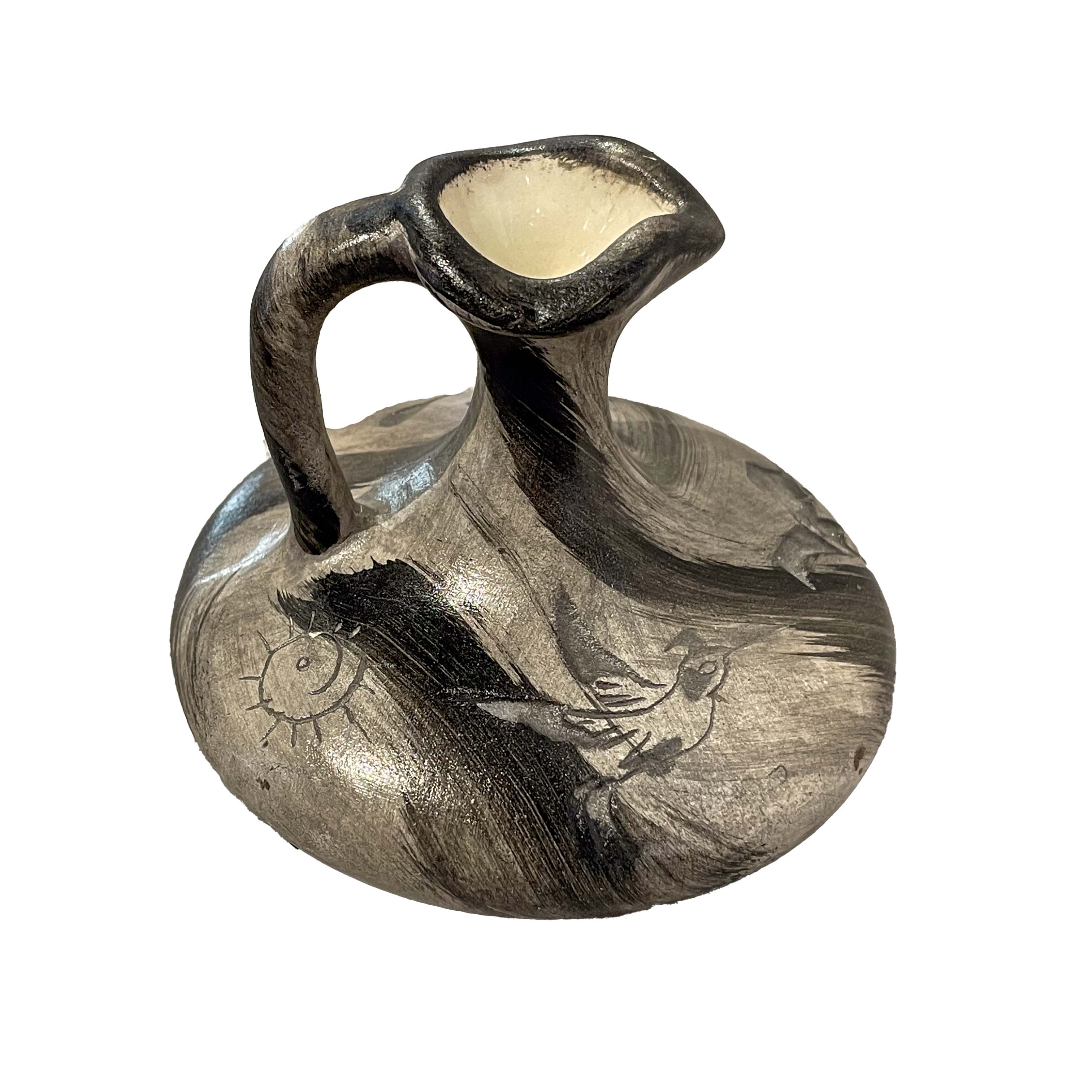 "MINI PITCHER" Petroglyph Pottery 4x5