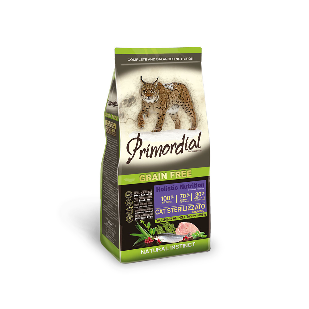 Primordial Kattenvoeding Turkey & Herring 2kg