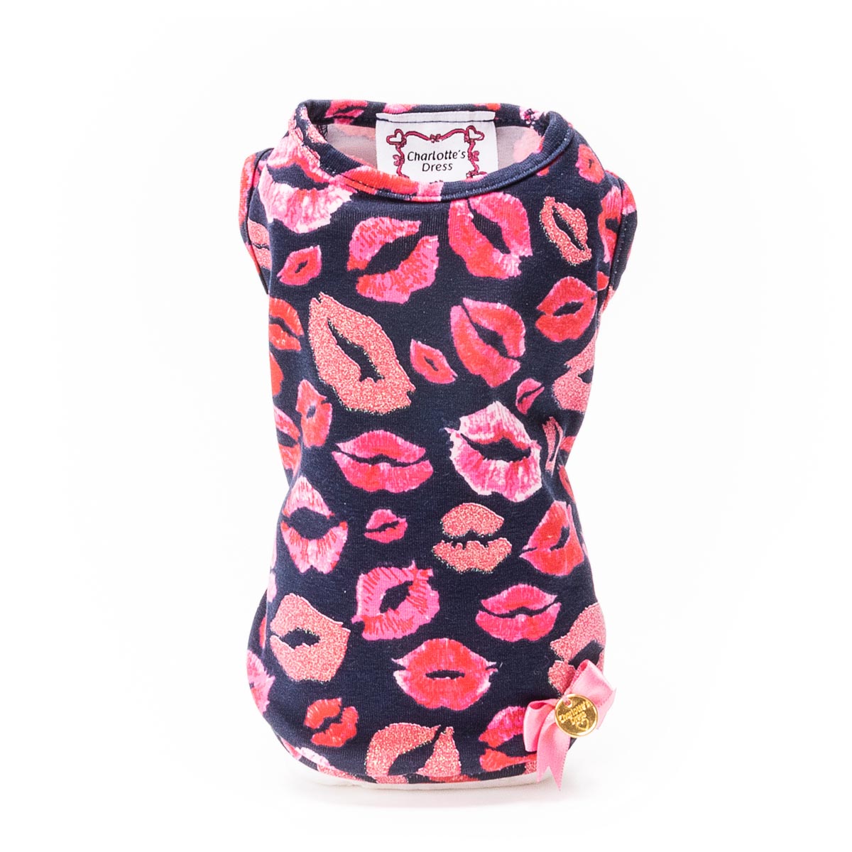 Charlotte's Dress Hondenshirt Kiss Me Blue