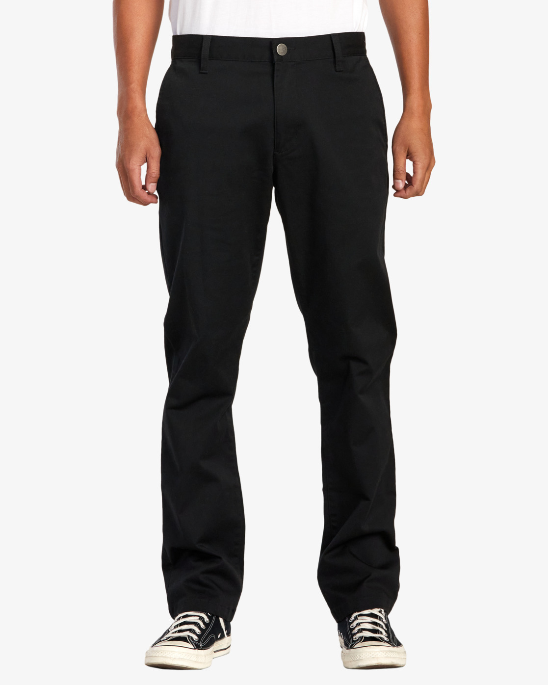 Men's Wrangler Cargo Pants w/ Stretch Black Relaxed Fit Tech