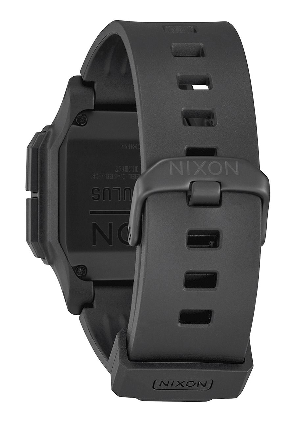 Nixon Regulus Digital Watch Surplus Carbon LCD Display 100m Water 