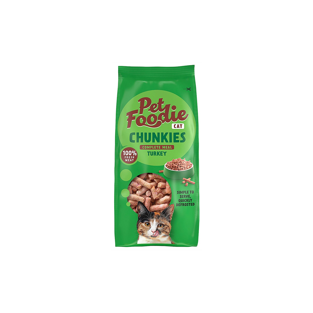 PetFoodie Vers Vlees Chunkies Kat Turkey