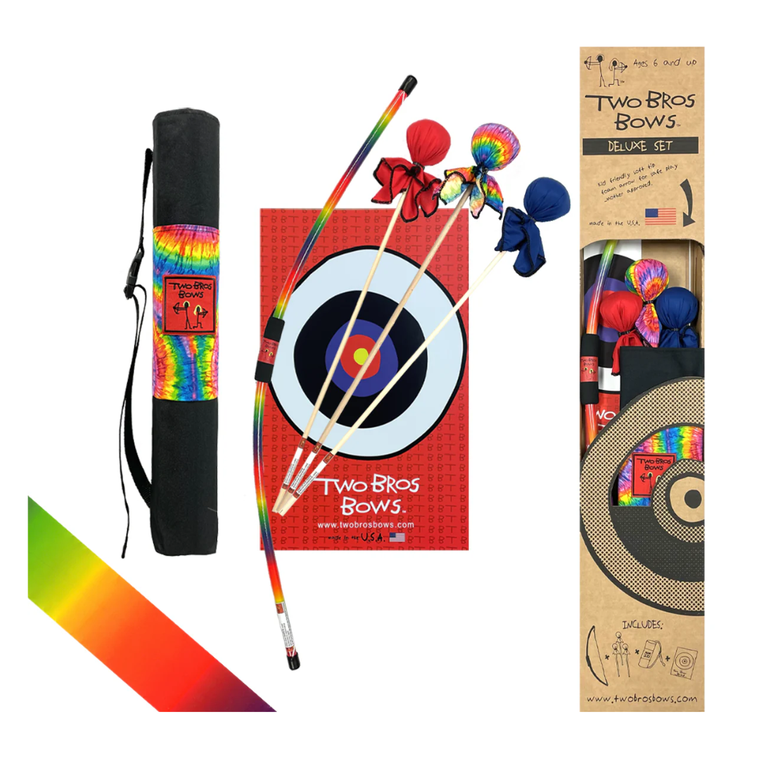 Deluxe Bow & Arrow Set w/ Quiver & Target - Two Bros Bows
