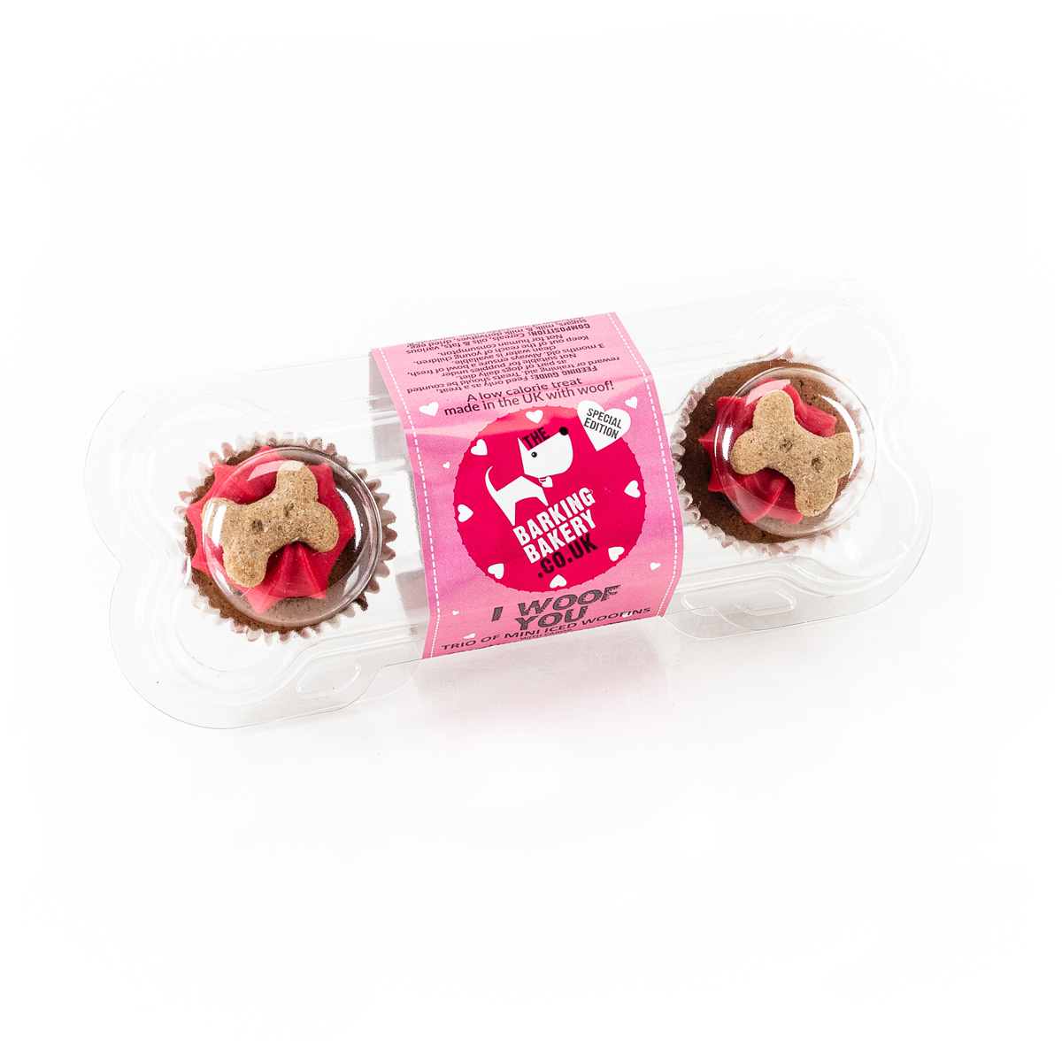 Barking Bakery Hondensnacks Mini Woofin Valentine