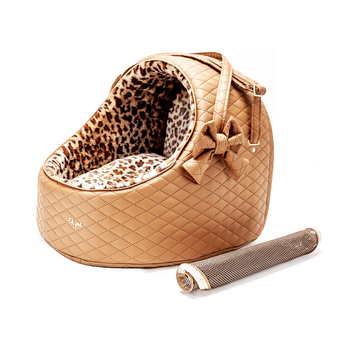 Eh Gia Autostoel Car Igloo Square Caramello Leopard Maat 3
