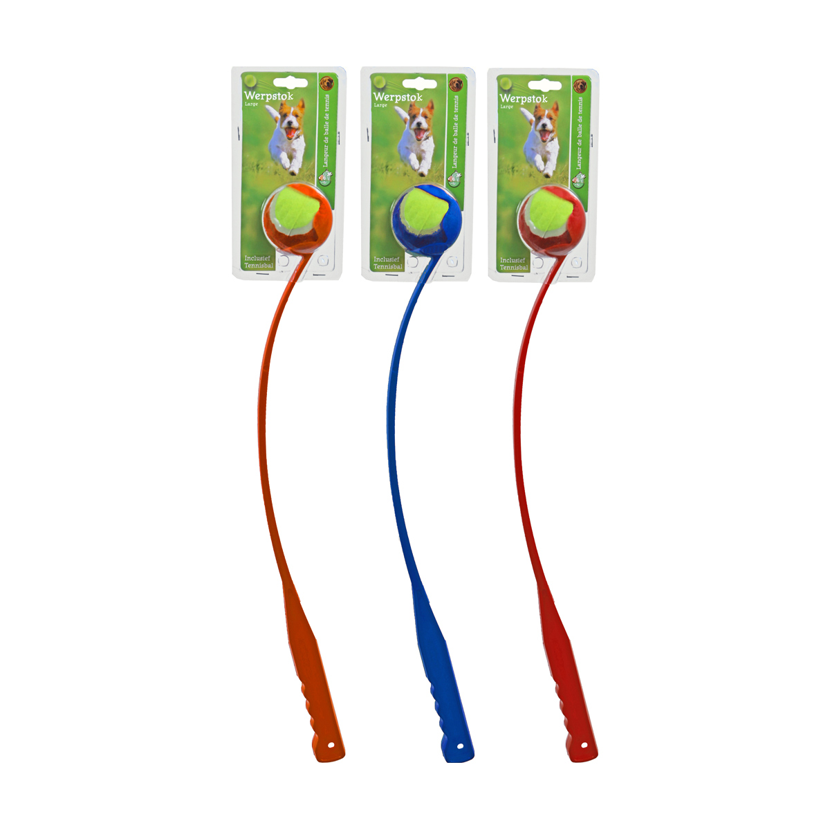 Gebr. De Boon Tennisbal Werpstok Assortie Kleuren