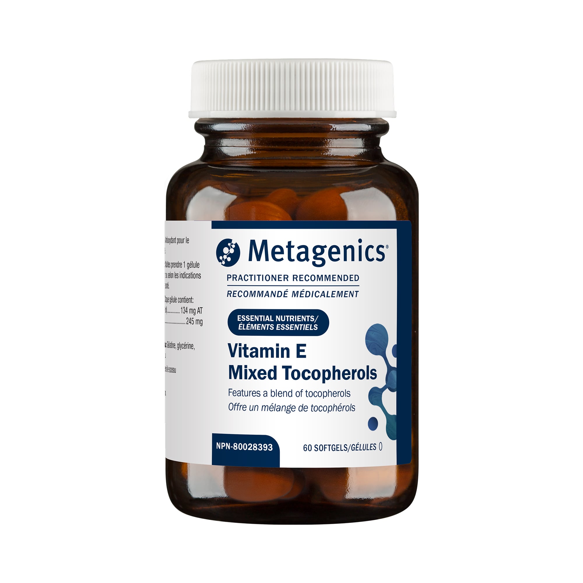 METAGENICS VITAMIN E MIXED TOCOPHEROLS  60 SOFTGELS