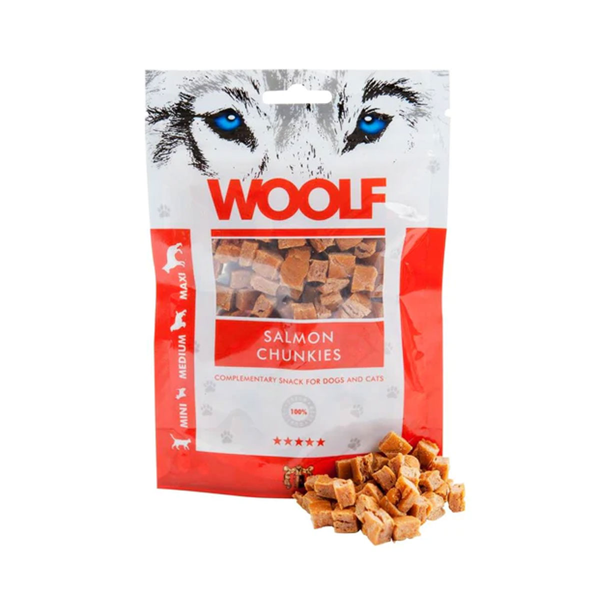 Woolf Hondensnacks Salmon Chunkies