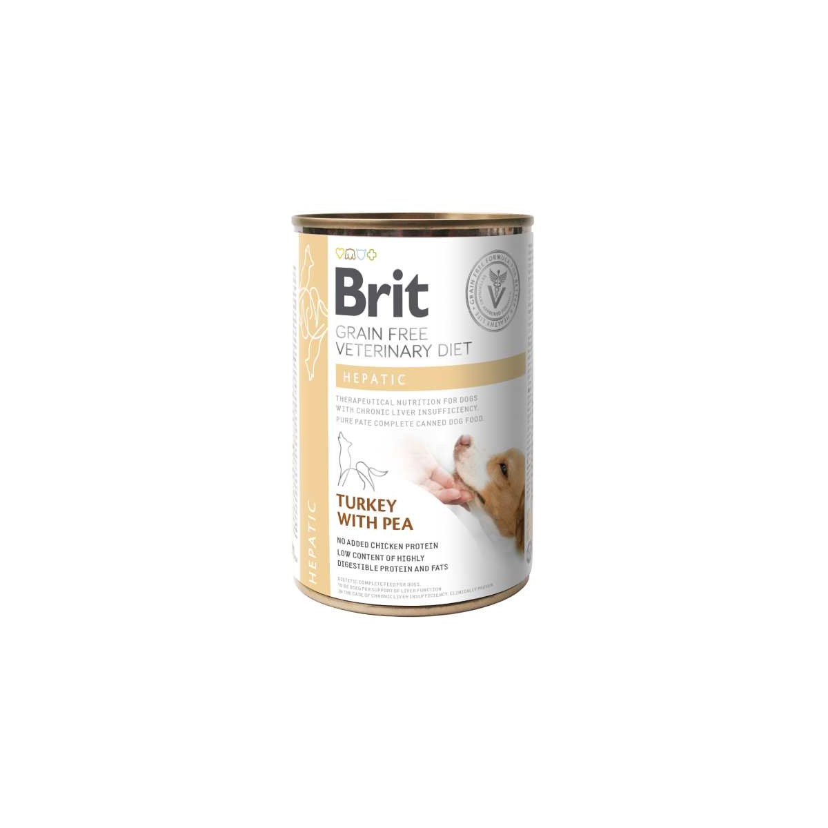 Brit Veterinary Blikvoeding Hond Hepatic