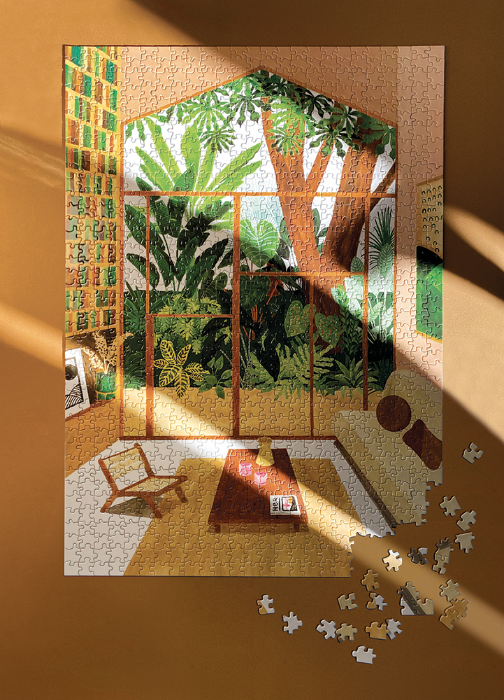All the ways to say Puzzle 1000 pcs Inside Out House detail