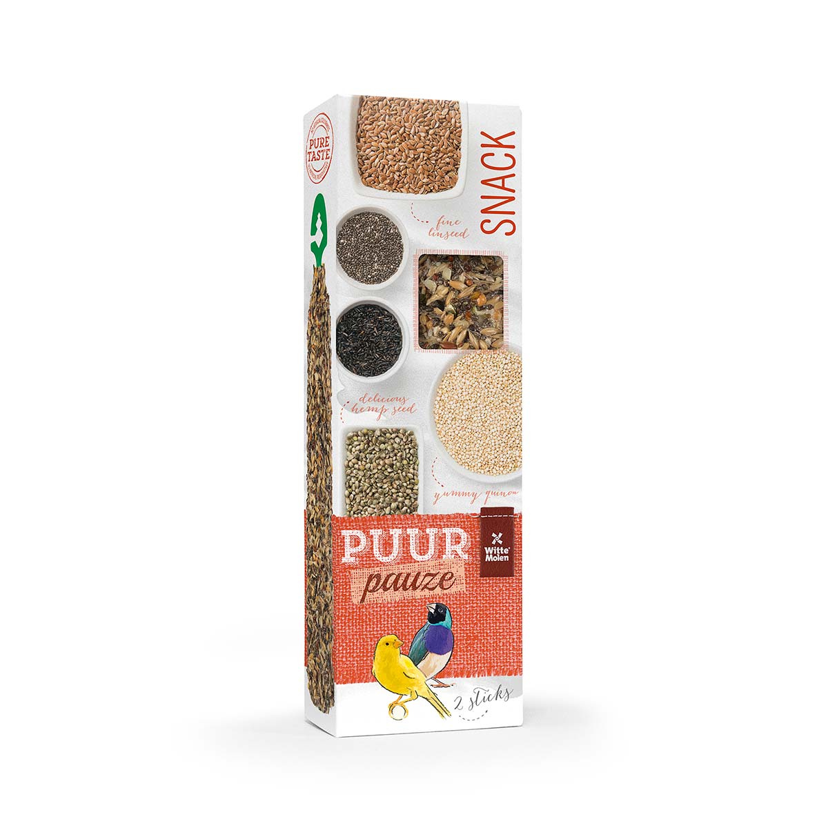 Puur Pauze Vogelstick Superzaden