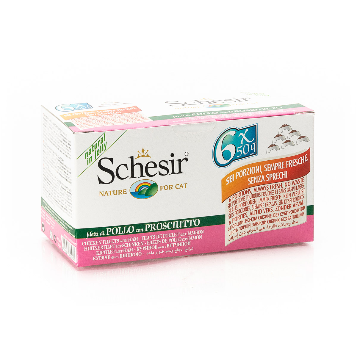Schesir Blikvoeding Kat Multipack Chicken & Ham