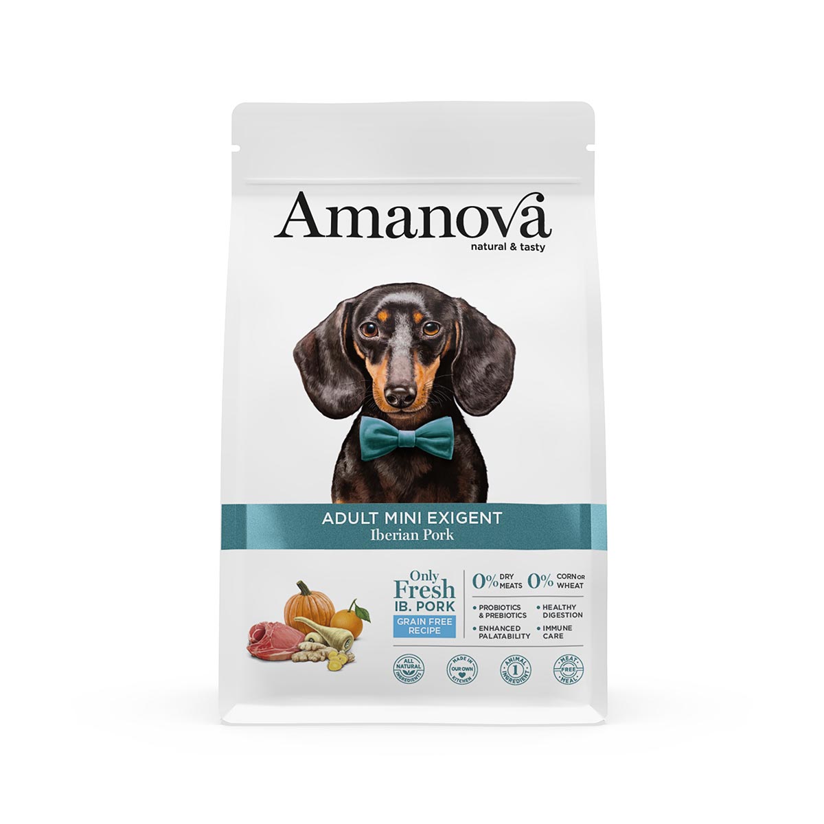 Amanova Hondenvoeding Exigent Iberian Pork Mini 7kg