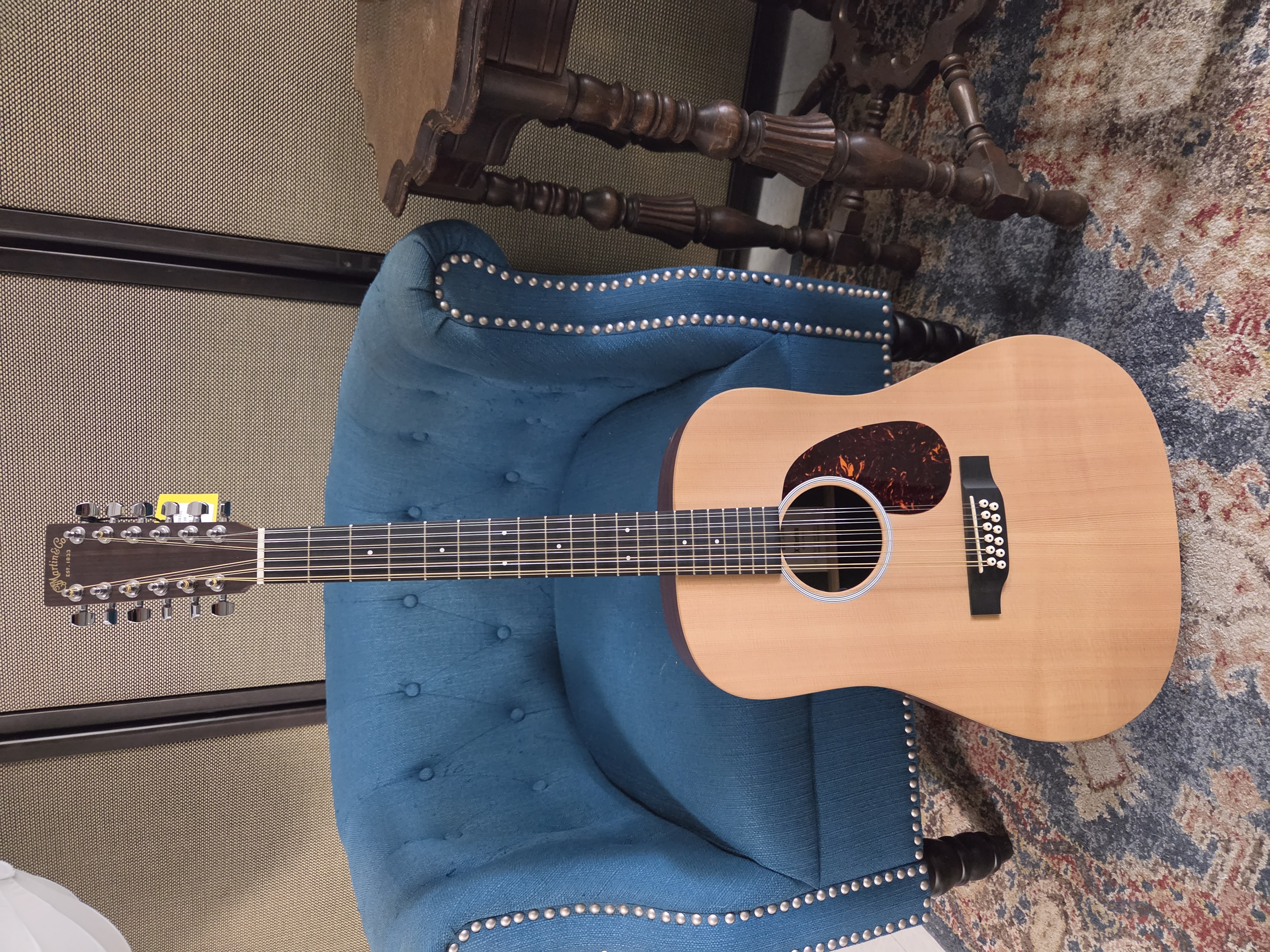 Used Martin D12X1AE 12 string acoustic electric guitar