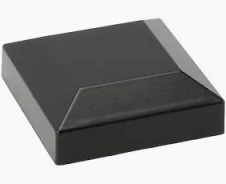 2 1/2" Black Cap