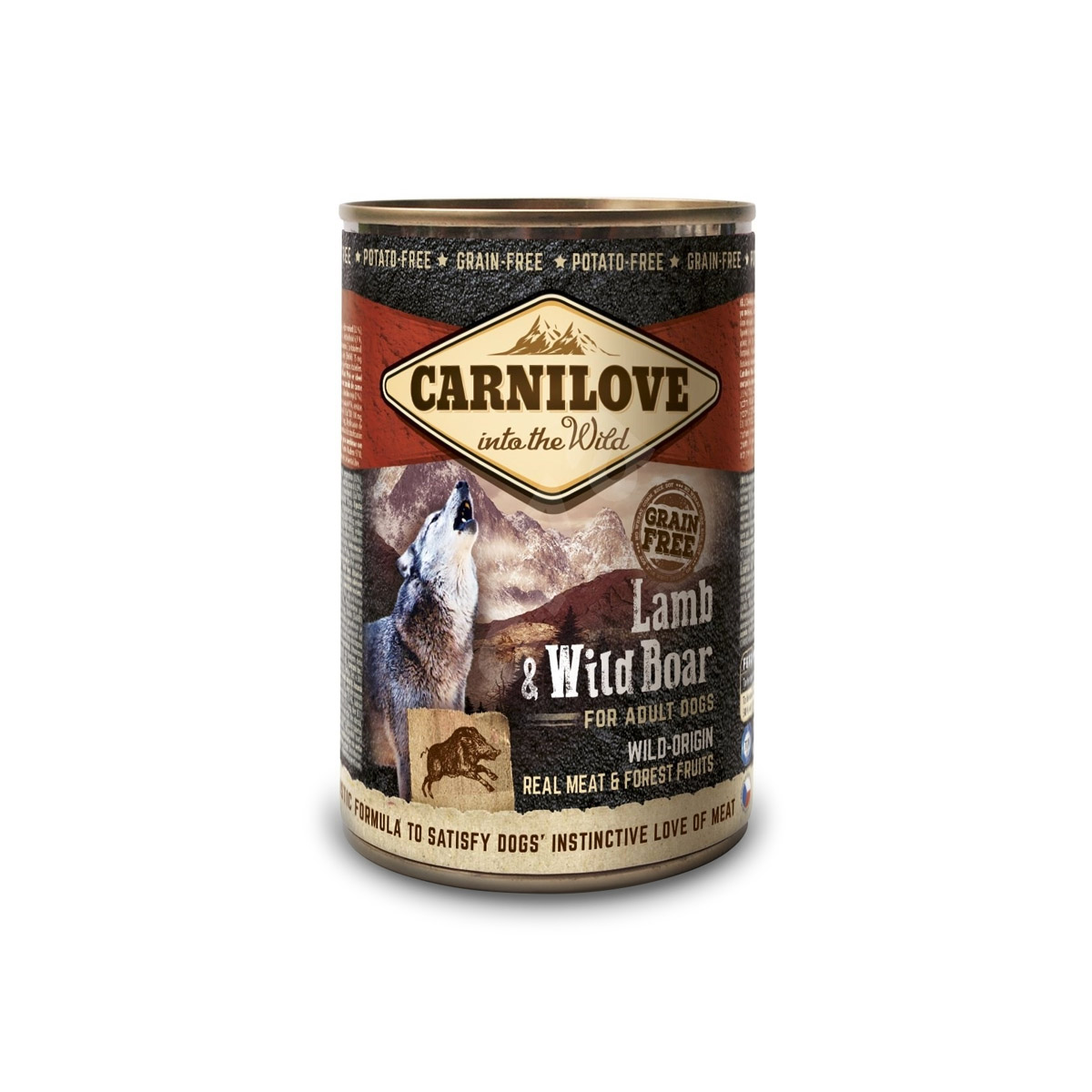 Carnilove Blikvoeding Hond Lamb & Wild Boar