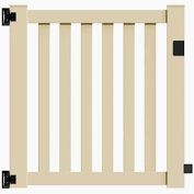 Athena 4' x 3' Closed Top Tan Gate