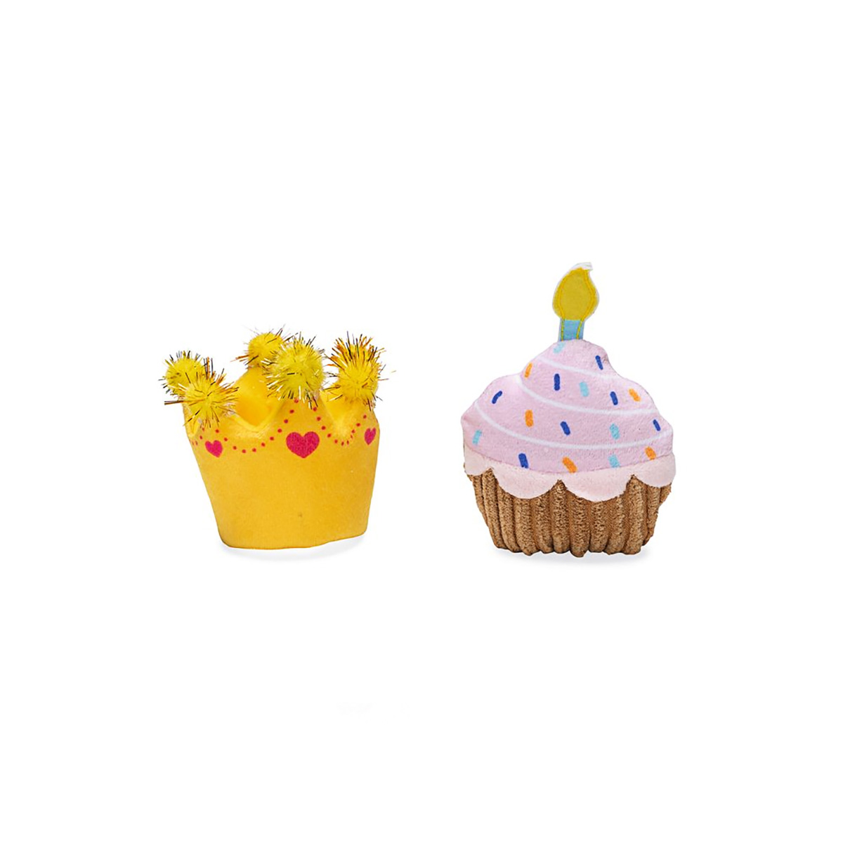 Beeztees Kattenspeelgoed Party Cupcake & Kroon