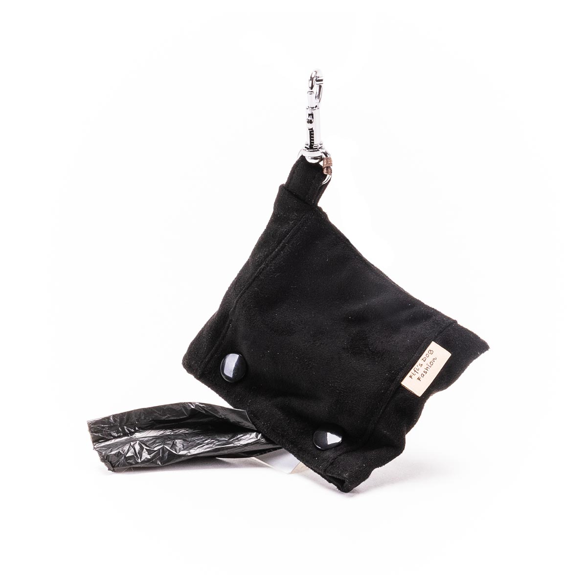 Fifi's Dog Fashion Poepzakhouder Black Suede