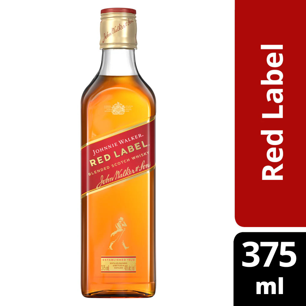 Johnnie Walker Blended Scotch Red Label 80Proof 375ml