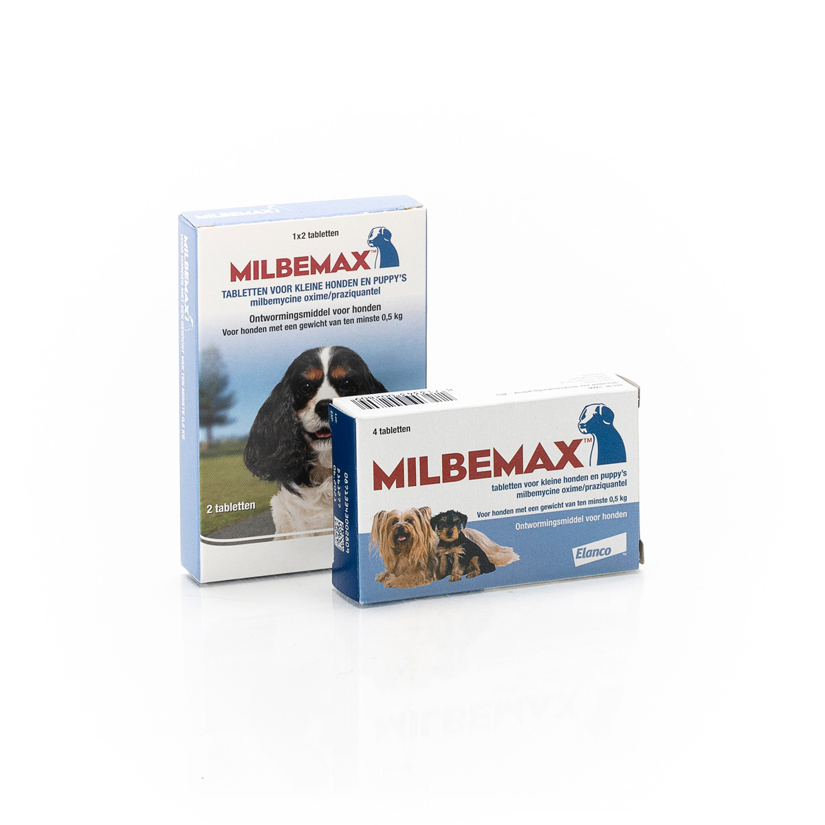 Milbemax Ontwormingstabletten Kleine Hond & Puppy 4 Tabletten