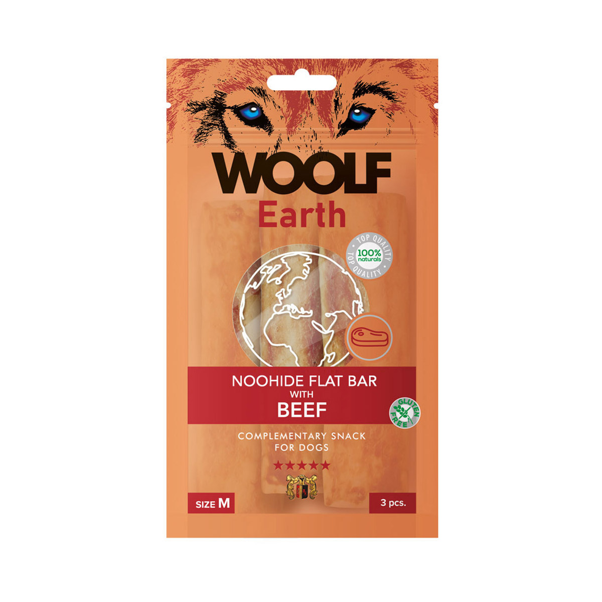 Woolf Hondenkluif Noohide Beef S