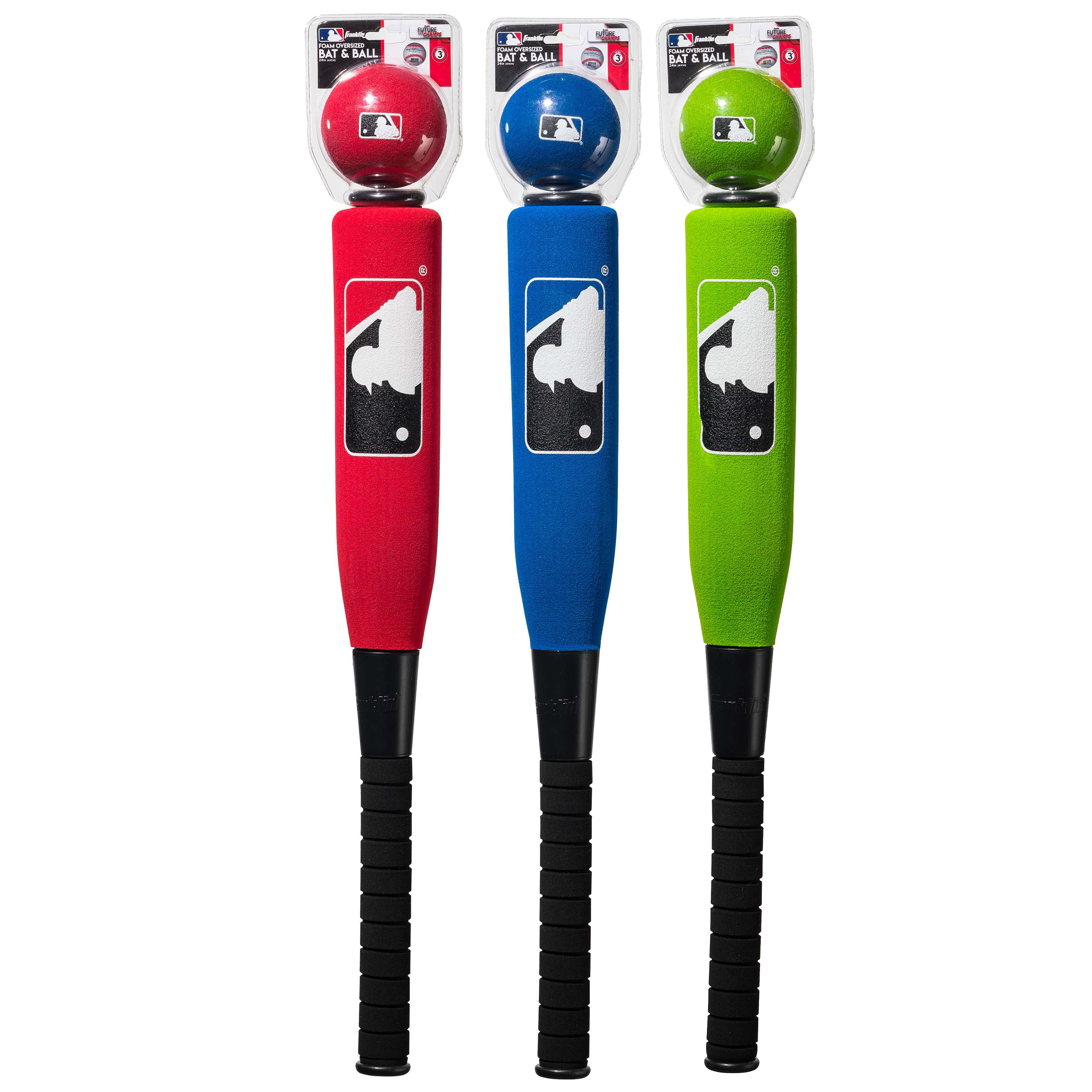 MLB 24 Oversized Foam Bat and Ball (Assorted Colors)