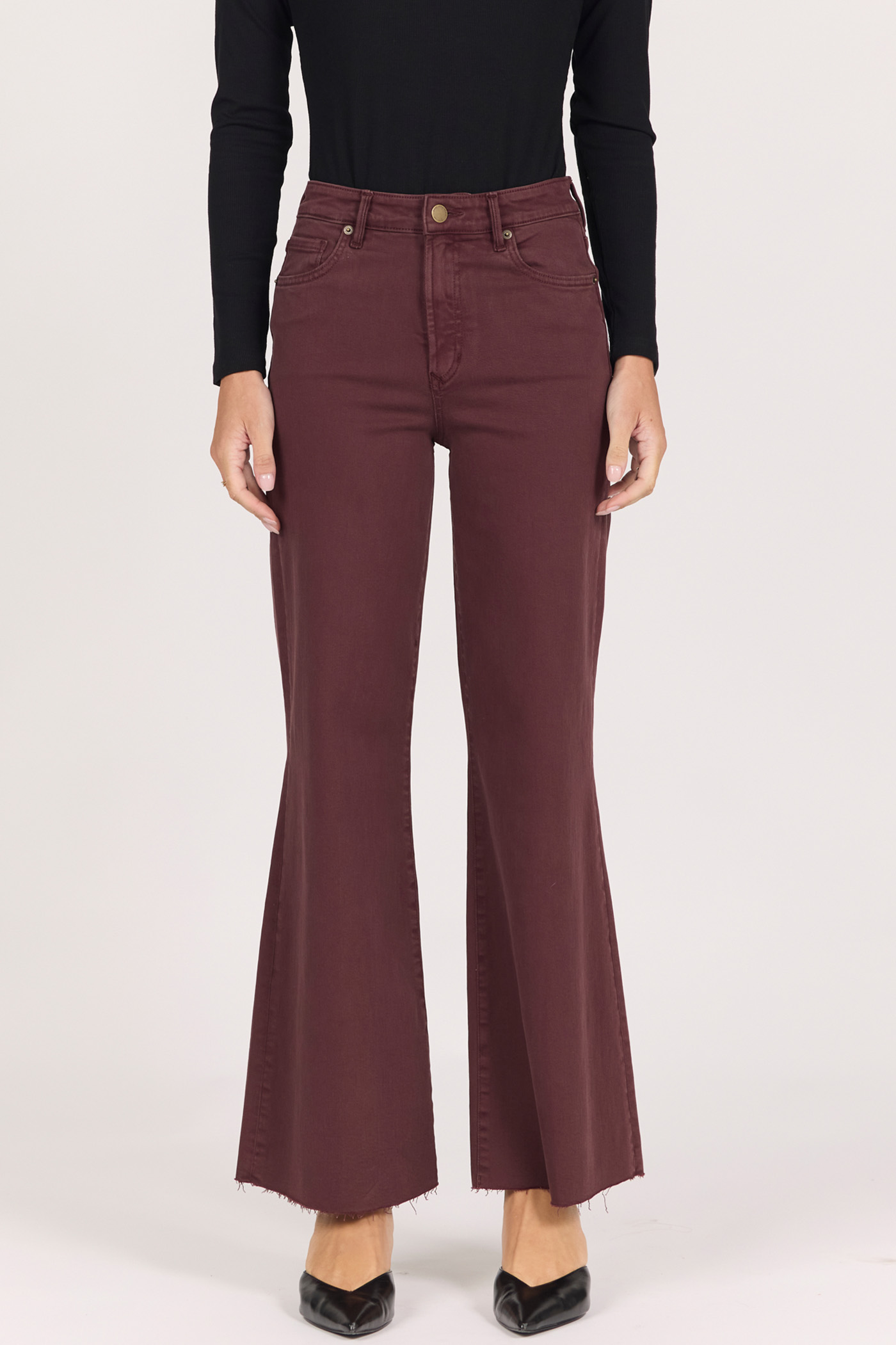 Huckleberry High Rise Fiona Wide Leg Jeans