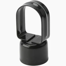 1 5/8" x 1 5/8" PS Loop Cap Black