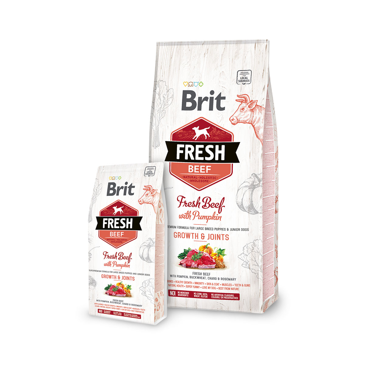 Brit Fresh Hondenvoeding Beef Puppy Large Breed