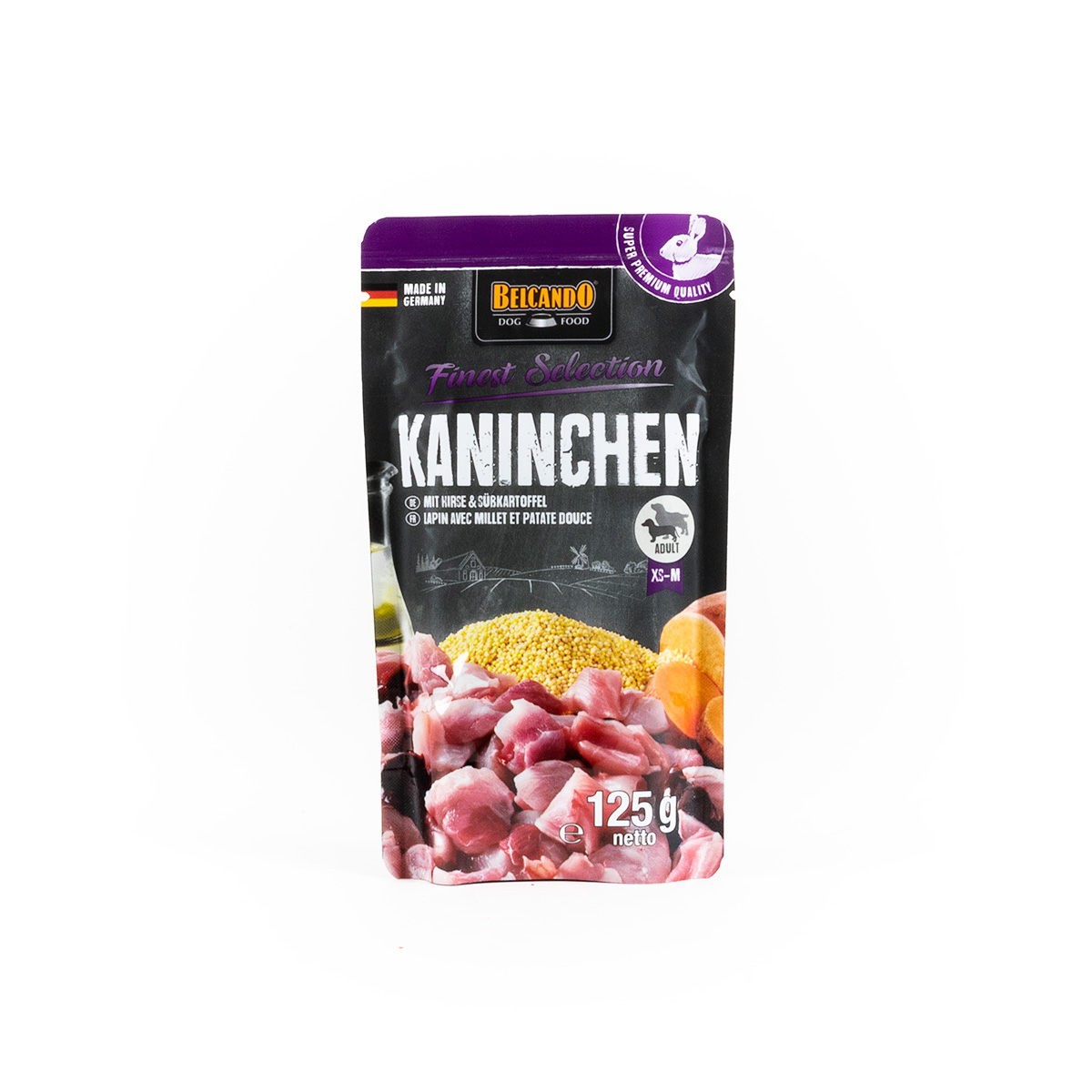 Belcando Pouch Hond Konijn 125gr