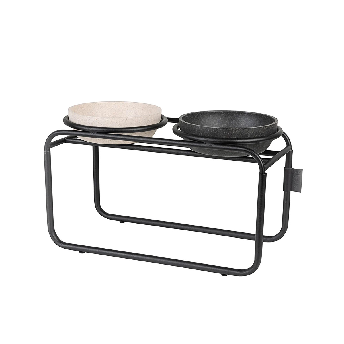 District70 Voer & Drinkbakset Butler Zwart