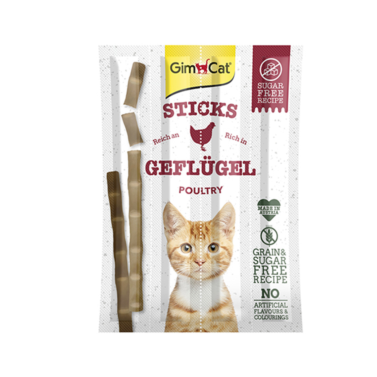 Gimcat Kattensnacks Sticks Gevogelte
