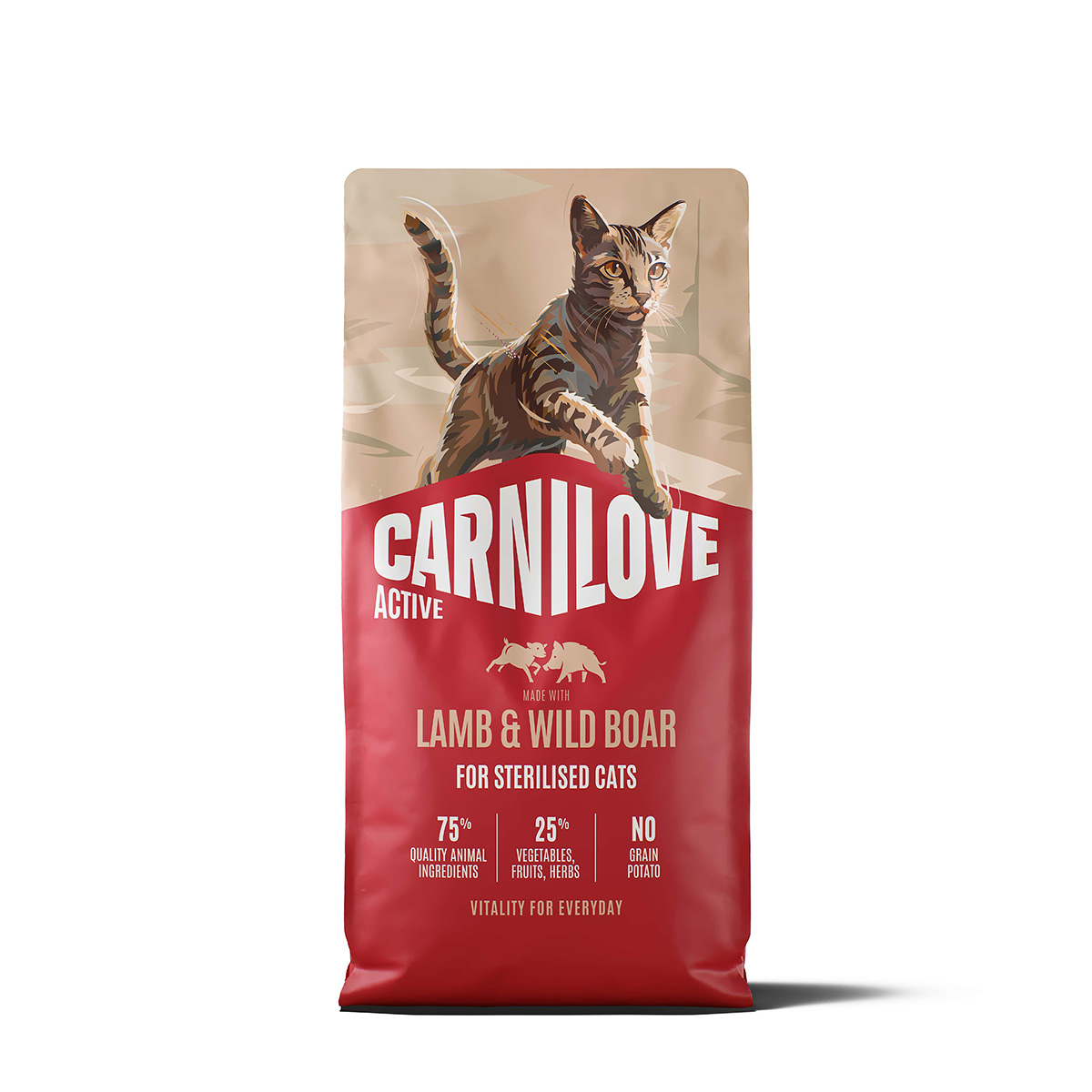 Carnilove Active Kattenvoeding Lamb & Wild Boar 400g