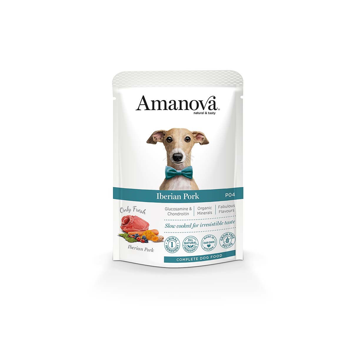 Amanova Pouch Hond Iberian Pork 100g