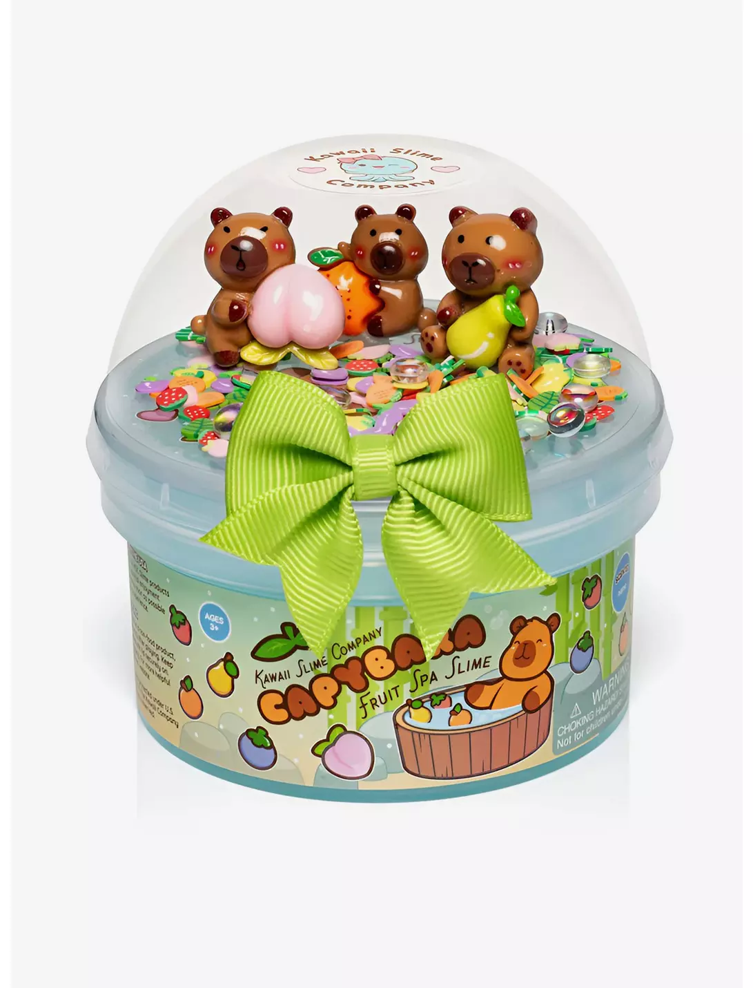 Capybara Fruit Spa Slime