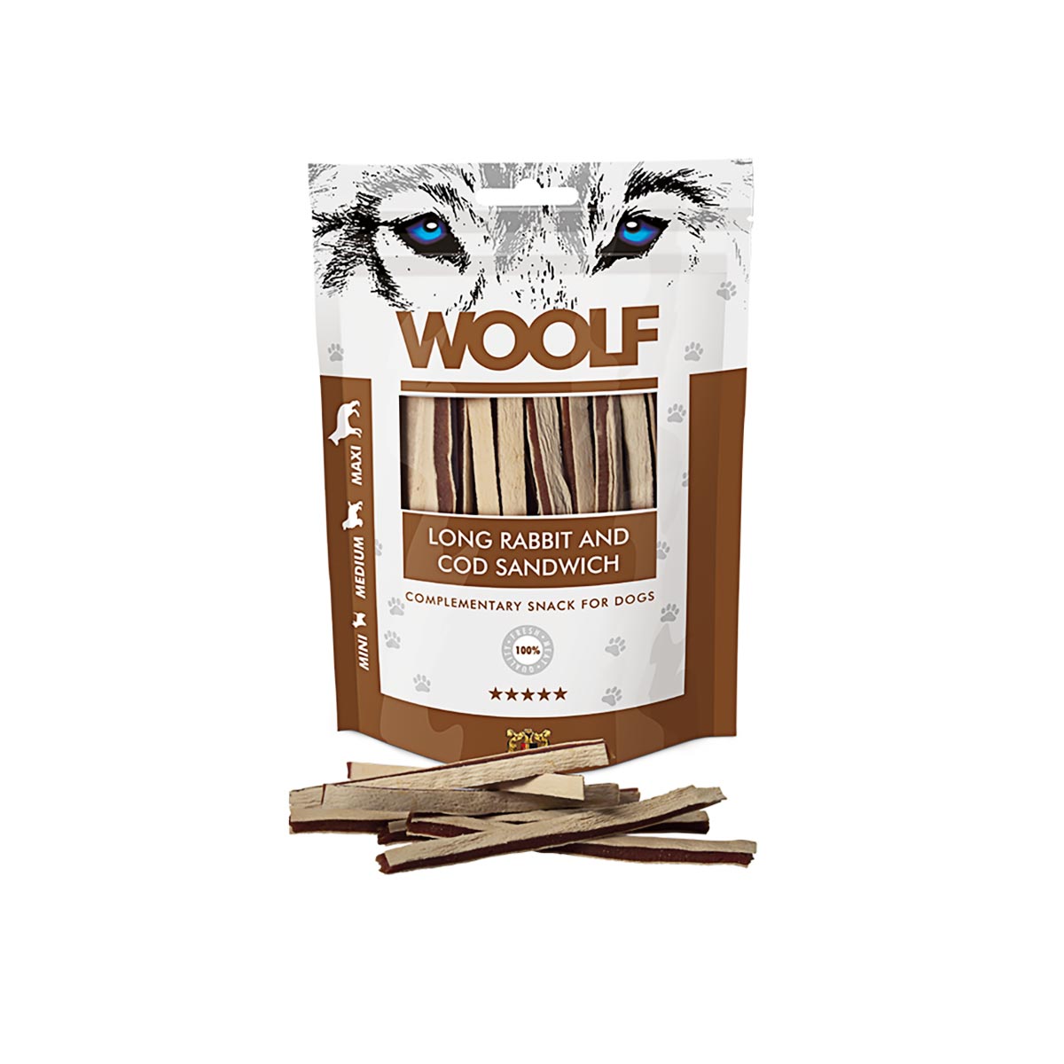 Woolf Hondensnacks Rabbit & Cod