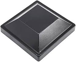 4" Black Cap