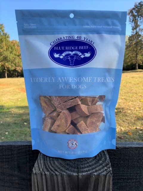 Blue Ridge Beef Udderly Awesome Freeze Dried Dog Treats 8 oz