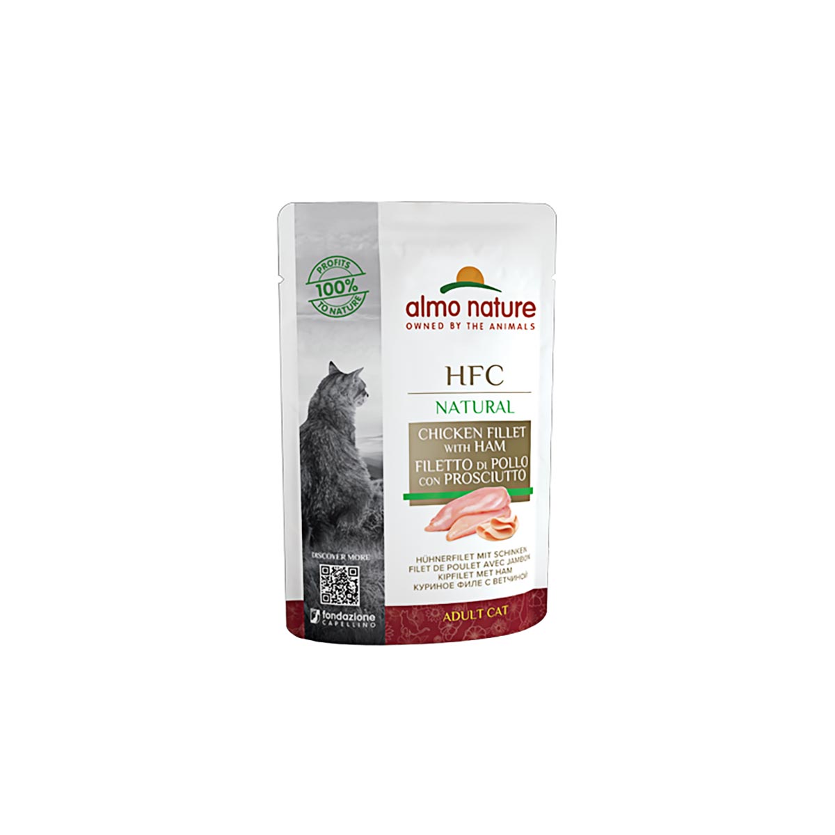 Almo Nature Raw Pack Pouch Kat Kip & Ham