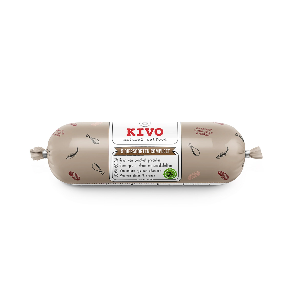 Kivo Vers Vlees 5 Diersoorten 500g